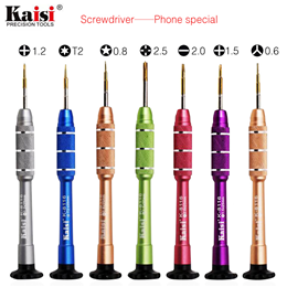 Kaisi 1 piece Slotted Phillips Torx Hex Tri-Wing Screwdriver For iPhone 7/Samsung/Huawei P8/Xiaomi Opening Repair Tools Kit